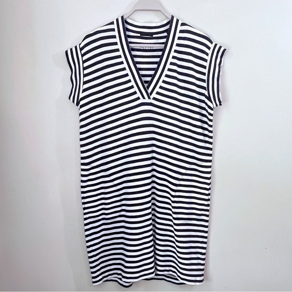 ATM Anthony Thomas Mellilo Pima Stripe Shift Dress - Picture 2 of 14